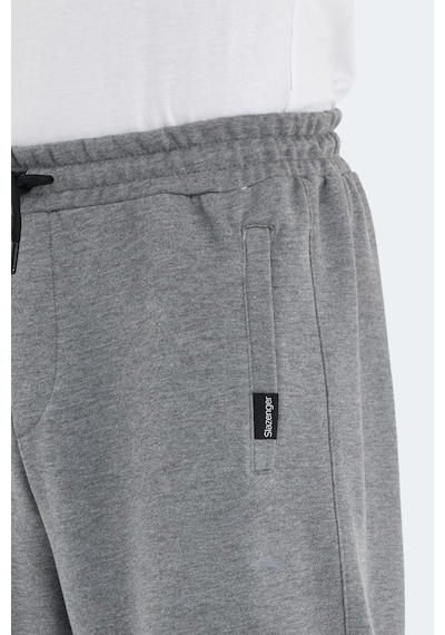Slazenger Navdeep 2 Li Set Erkek Cepli Dar Paça Siyah - Koyu Gri Eşofman Altı Siyah - Koyu Gri