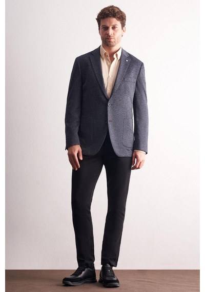 İmza Lacivert Mono Yaka Kendinden Desenli Esnek 6 Drop Comfort Fit Classic Ceket 1002255155 Lacivert İmza Lacivert Mono Yaka Kendinden Desenli Esnek 6 Drop Comfort Fit Classic Ceket 1002255155 Lacivert
