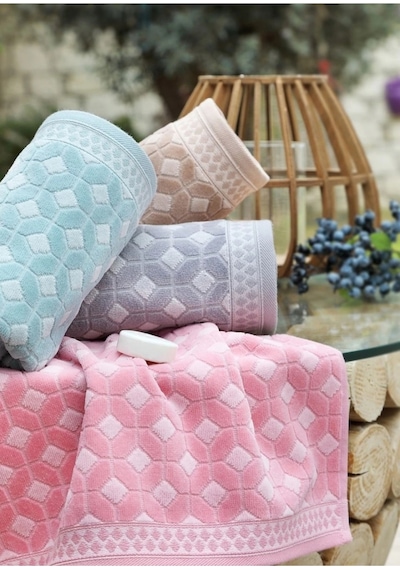Özdilek Decora 4' Lü El Yüz Havlusu Seti 50x90cm Çok Renkli