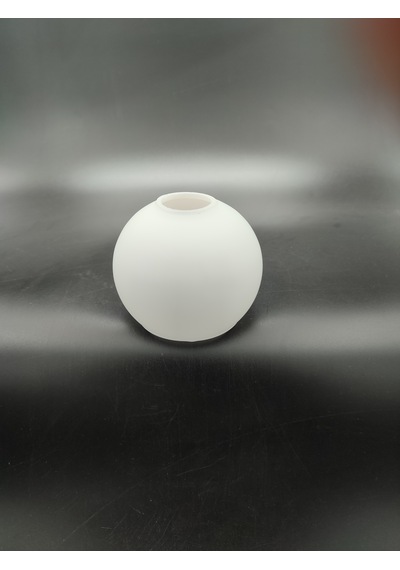 Küçük Avize Camı.beyaz Çap:10.00cm-duy Yuvası:3.00cm E.14 Mat - Süt Beyaz