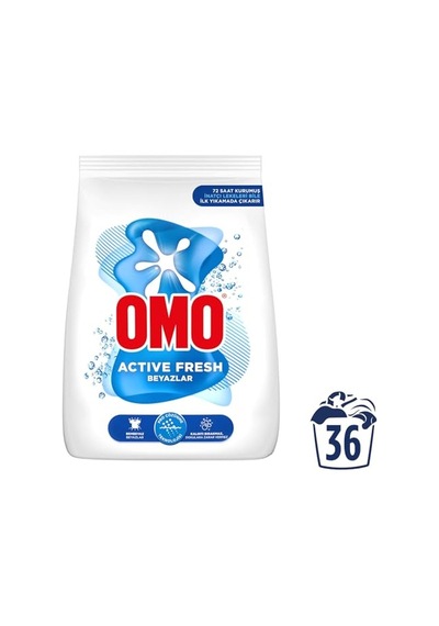 Omo Active Fresh Beyazlar Toz Deterjanı 5.5 Kg