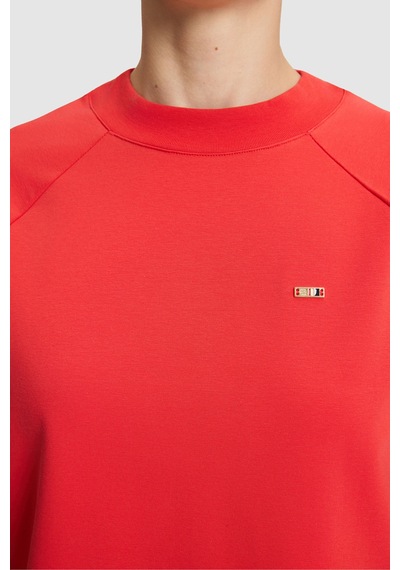 U.S. Polo Assn. Kadın Kırmızı Bisiklet Yaka Basic Sweatshirt 50328980-vr030