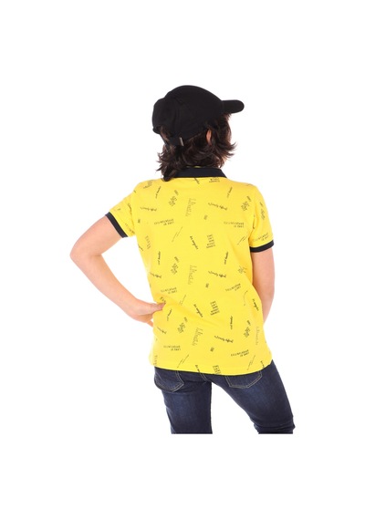 Toontoy Kids Toontoy Erkek Çocuk Komple Baskılı Tişört Sarı