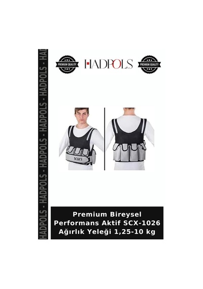 Premium Bireysel Performans Aktif Scx-1026 Ağırlık Yeleği 1,25-10 Kg Belirtilmemiş