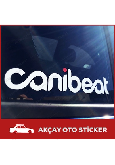 Canibeat Sticker Canibeat Oto Sticker Arka Cam Sticker