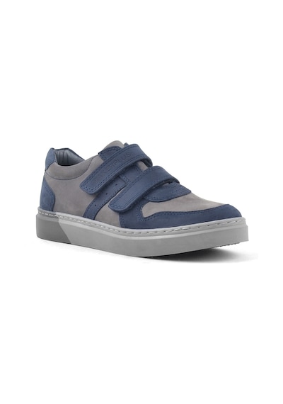 Rakerplus Hakiki Deri Lacivert Cırtlı Erkek Çocuk Sneaker