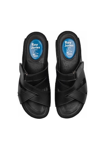 Roy Jones Roy&jones Kadın Anotomık Cırtlı Terlik K500-102 Siyah
