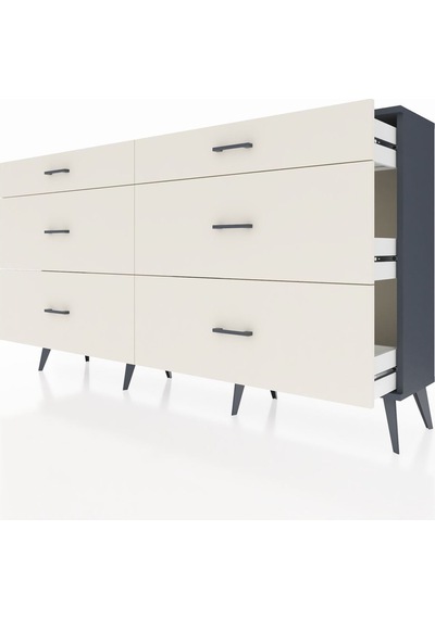 Arges Konsol 6 Çekmeceli 176x30x99 Antrasit-antrasit/aytaşı Antrasıt/aytası - Antrasıt Arges Konsol 6 Çekmeceli 176x30x99 Antrasit-antrasit/aytaşı Antrasıt/aytası - Antrasıt