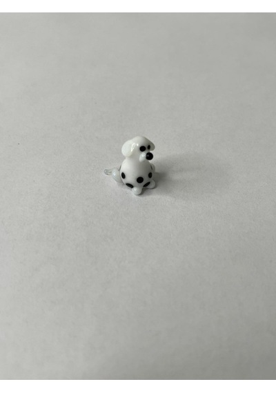 El Yapımı Mini Murano Cam Köpek Biblo A146-01