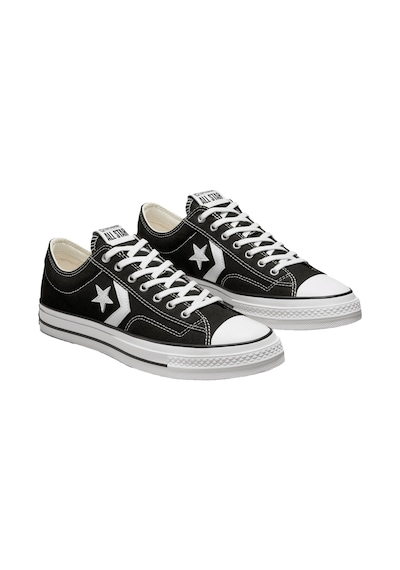 Converse Star Player 76 Premium Canvas Ayakkabı Siyah Çok Renkli