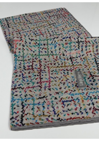 Lop Soft Pamuk Eşarp-06305 Gri