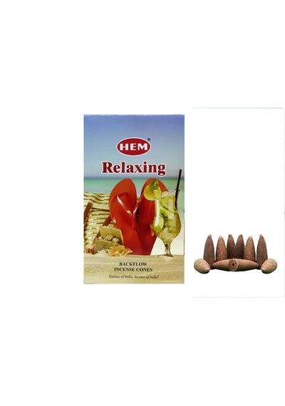 Hem Relaksing 2 Paket Toplam 20 Adet Geri Akış Konik Tütsü
