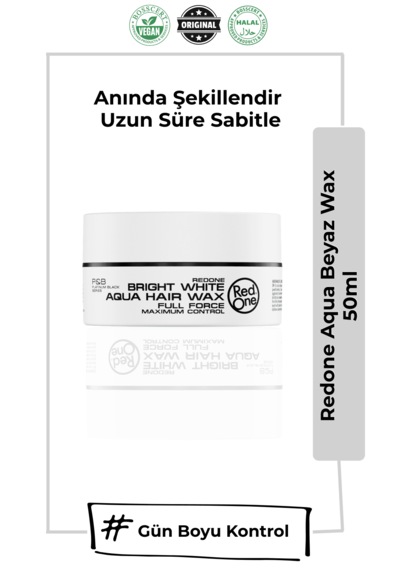 Redone Aqua Wax Beyaz 50 Ml