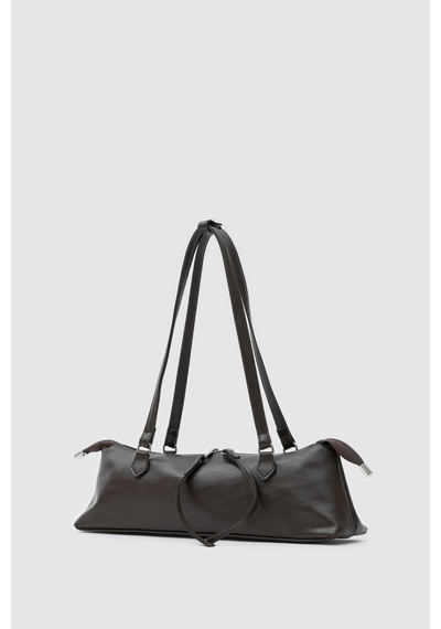 Shule Bags Core Basic Baget Çanta Kahve