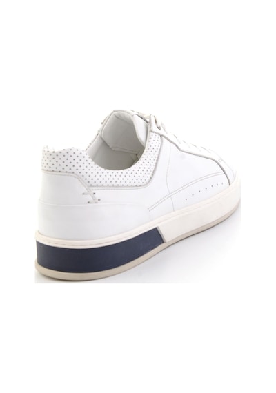 Bambi Beyaz Hakiki Deri Erkek Sneaker E01398008743