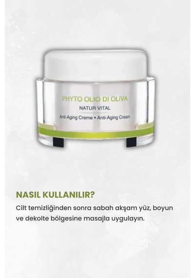 Olgun Hassas Ciltler Için Canlandırıcı, Işıltı Veren, Yaşlanma Karşıtı Phyto Olıo Dı Olıva Krem - 56808344