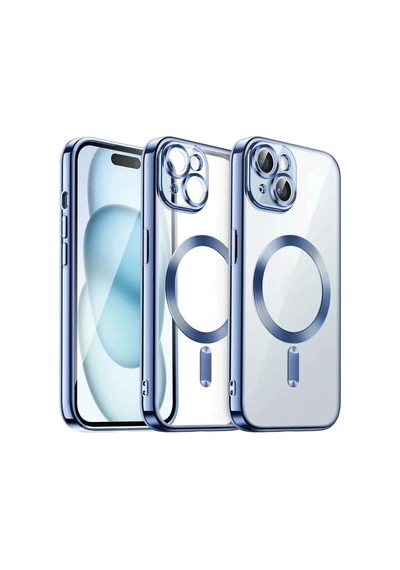 Mey İthalat Apple iPhone  Uyumlu  15 Kılıf Kross Magneticsafe Kapak - Sierra Blue