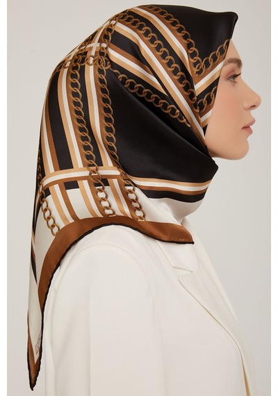 Armine 90x90 İpek Eşarp 8845d Sura Nostalji
