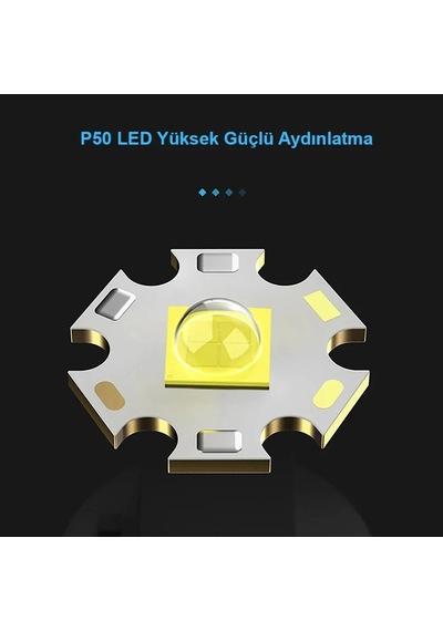Ers 3000 Lümen Güçlü El Feneri Wt-600 Çok Renkli 93753617