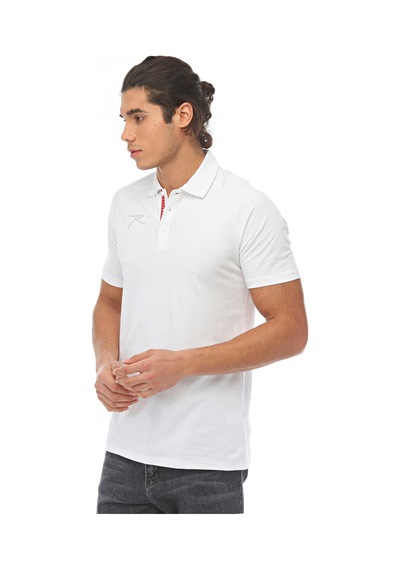 Kappa Raru Erkek Polo Pike T-Shirt Spero Beyaz
