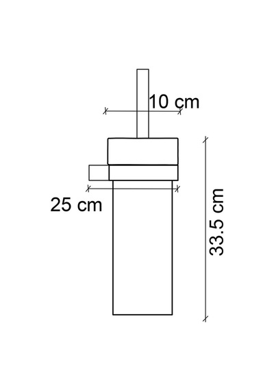 Fj-10504 Tuvalet Fıçası Siyah & Beyaz