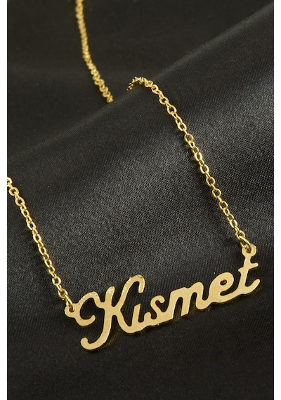 Ilkeshop Kısmet İsimli Kolye -sarı altın