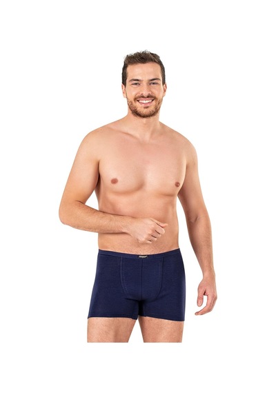 Kompedan Erkek Pamuklu Modal Boxer 11897-Lacivert