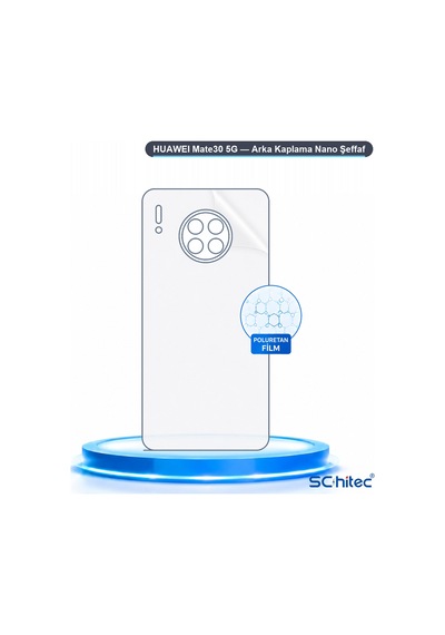 Schitec Huaweı Mate30 5g Uyumlu Arka Yüzey Hidrojel Koruyucu Film