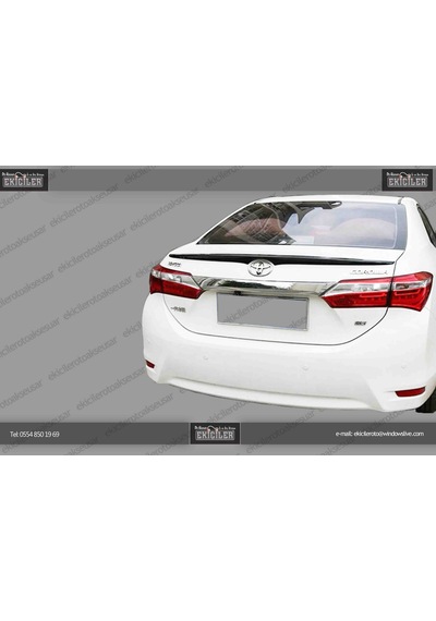 Ekiciler Toyota Corolla Uyumlu 2013-2018 Arası Anatomik Fiber Spoiler