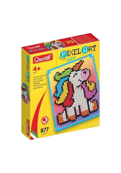 Quercetti Pixel Art Unicorn 877 Parça Mozaik Seti Çocuk Gelişim Destekleyici Oyuncak