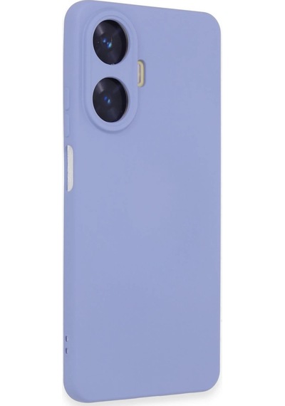 Muratech Newface Realme C55 Kılıf Nano İçi Kadife Silikon - Lila