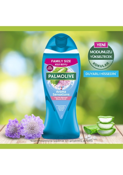 Palmolive Aroma Sensations Feel The Massage Cilt Yenileyici Peeling Etkili Banyo ve Duş Jeli 750 ML Palmolive Aroma Sensations Feel The Massage Cilt Yenileyici Peeling Etkili Banyo ve Duş Jeli 750 ML