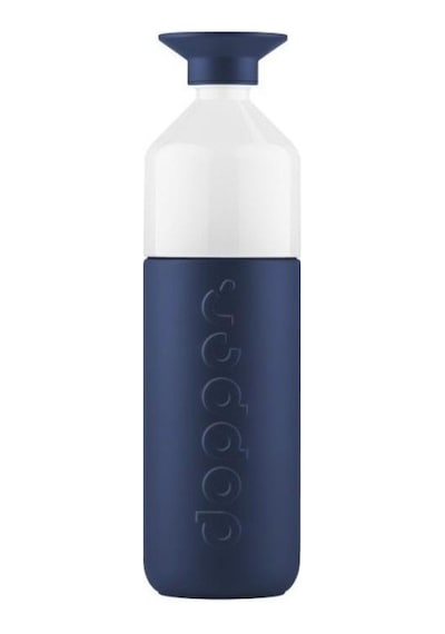 Dopper Insulated Yalıtımlı Termos Şişe 1 L - Dalga Mavisi Lacivert - Beyaz