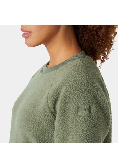 Helly Hansen W Escape Teddy Sweatshırt Yeşil