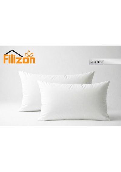 Filizon 2 Adet Boncuk Silikon Yastık Dayanıklı Nefes Alabilir Yumuşak Beyaz