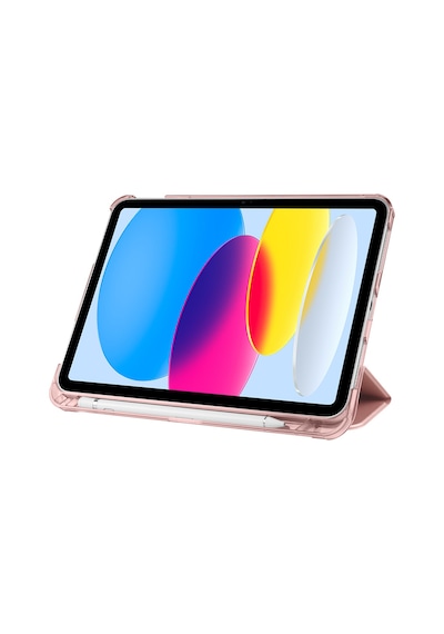Apple Uyumlu iPad, A16 11.nesil 2025 Smart Folio Cover Akıllı Uyku Modlu Pu Deri Standlı Tablet Kılıfı Kapaklı Kılıf