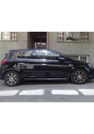 S-Dizayn  Opel Corsa D Krom Cam Çıtası 6 Prç 2007-2014 Krom Cam Çıta