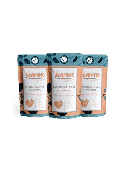 Vegrano Nutritional Yeast Besin Mayası 3 x 100 G Vegrano Nutritional Yeast Besin Mayası 3 x 100 G