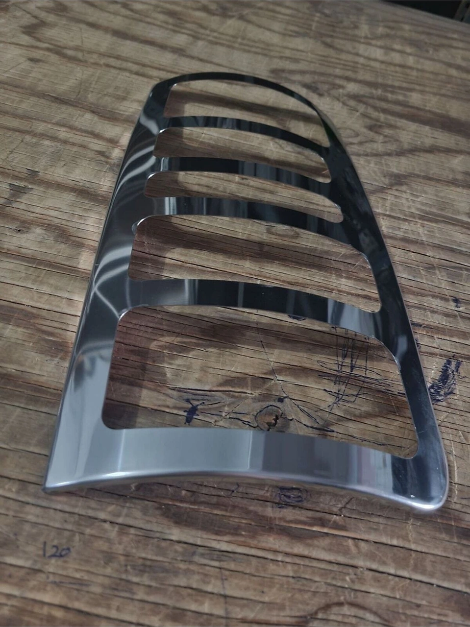 Ueskrom Ford Connect 2002-2009 Krom Stop Çerçevesi 2 Parça Paslanmaz Çelik