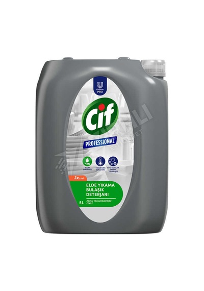 5 Adet Cif Pro Elde Bulaşık Deterjanı 5 Lt