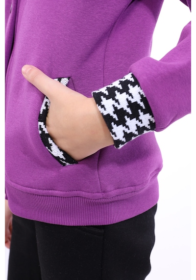 Toontoy Kids Toontoy Kız Çocuk Kolej Eşofman Takım Mor