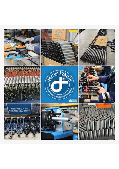 Demir Teknik Dt 220 Eco Kendinden Konvertörlü 60 Mm Beton Vibratörü