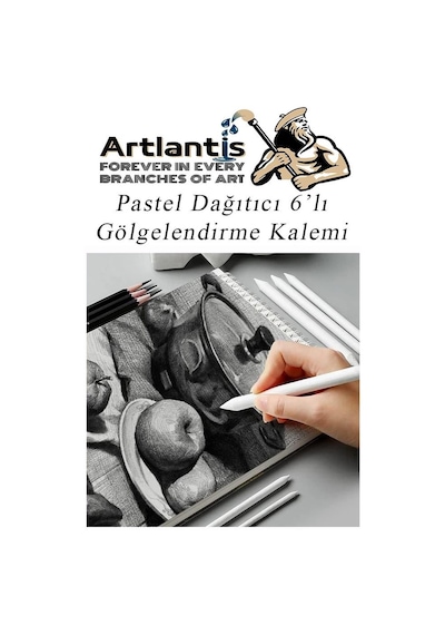 Karakalem Seti 11 Parça 1 Paket Gölgelendirme Kalemi Hamur Silgi Dereceli Kalem Kaynaştırma Kalemi Kara Kalem Dağıtıcı Kalem Kağıt Kalem
