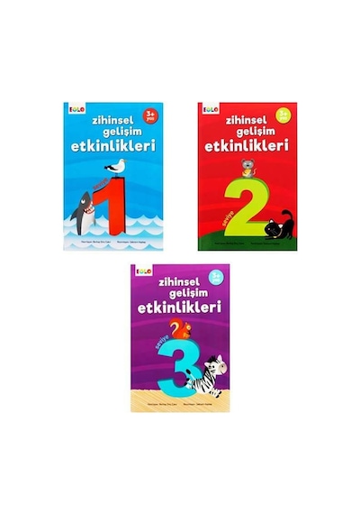 +3 Yaş Zihinsel Gelişim Etkinlikleri 3’Lü Kitap Seti Eolo Yayınl