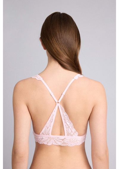 Defacto Dantelli Dantel Kaplı Pedli Balensiz Bralet G7764ax26sppn648 Pembe-pn648
