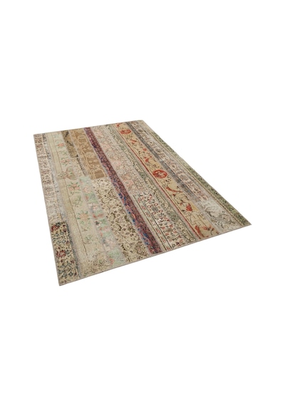 Klasik Modern Patchwork Eskitme Halı 160 X 230 Cm 6003