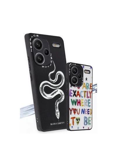 Newface Xiaomi Redmi Note 13 Pro Plus Kılıf Mirror Desenli Kapak - Mirror - 11 Çok Renkli