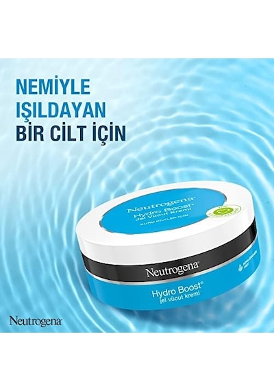 Hydro Boost Hızlı Emilen Vücut Kremi Kavanoz Hyalüronik Asit İçerikli Nemlendirici Jel Vücut Kremi Normal Ve Kuru Ciltler İçin 200 Ml