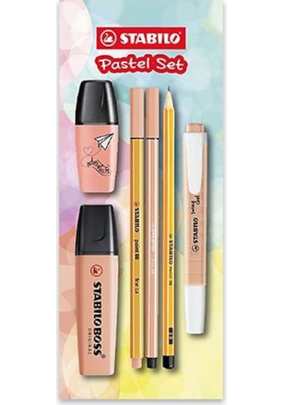 Stabilo Tek Renk Pastel Set 6'lı Turuncu