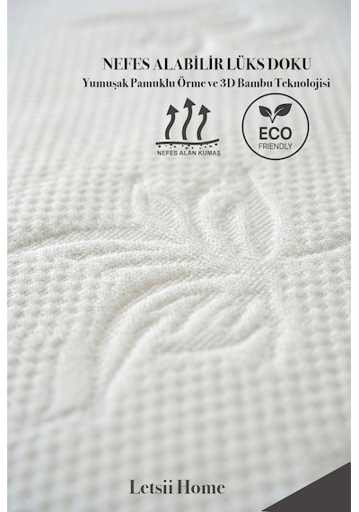 Premium Sıvı Geçirmez Tek Kişilik Alez + Yastık Alezi Seti Ultra Sessiz Fitted Yatak & Fermuarlı Y Çok Renkli